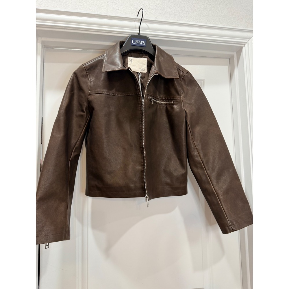 Pilcro Brown Leather Jacket